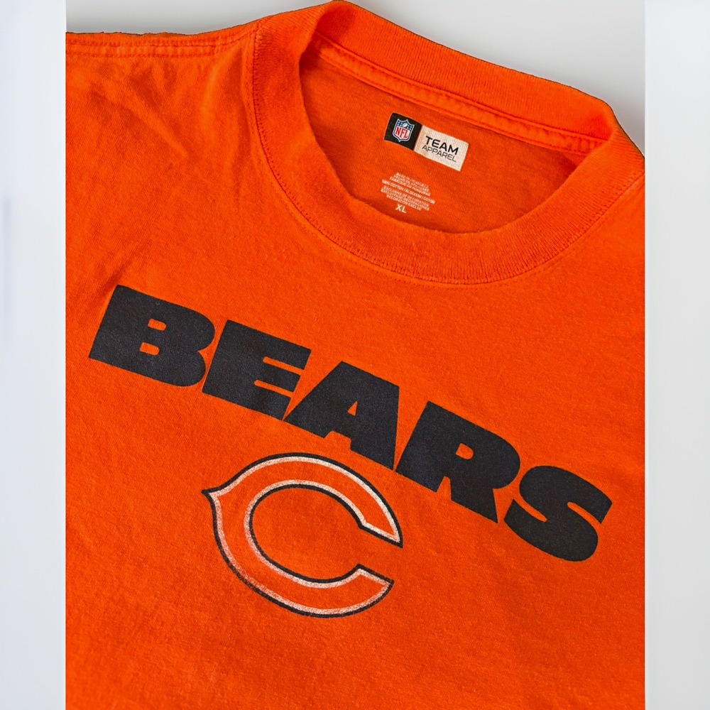 NFL Team Apparel Chicago Bears Orange/Black Shirt XL NFL Officially Licensed